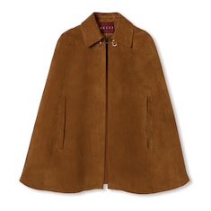 Cape aus Wildleder mit Horsebit