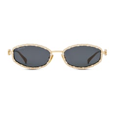 Oval frame sunglasses