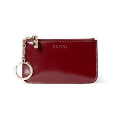 Key pouch with bamboo