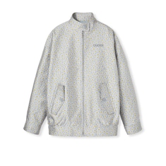 Silk blend floral jacquard jacket