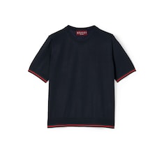 Camiseta de cashmere de seda extrafino