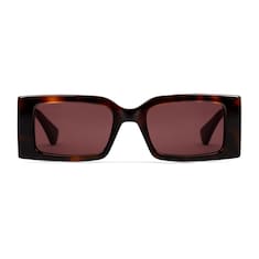 Rectangular frame sunglasses