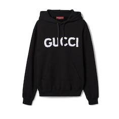 Sudadera punto algodón con capucha y bordado