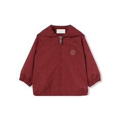 Baby GG nylon twill zip jacket