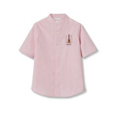 Chemise enfant en coton brodé