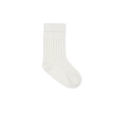 Chaussettes pour enfant en mélange de coton côtelé