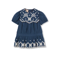 Vestido de algodón bordado para bebé