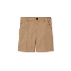 Pantaloni bambino in cotone GG con dettaglio Web