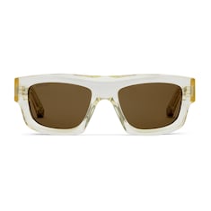 Rectangular frame sunglasses