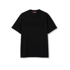 Camiseta de punto de algodón con bordado