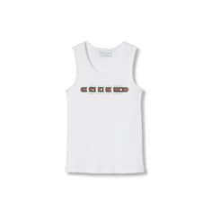 Children's printed cotton tank top