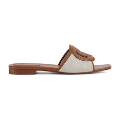 Women's slide sandal with Interlocking G