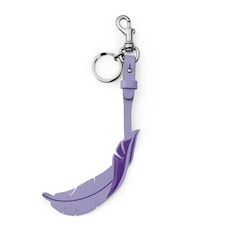 Breloque pour porte-clés en forme de feuille