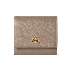 Bi-color GG Marmont small wallet