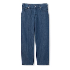 Straight fit denim trousers