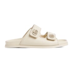 Women's sandal with crystal Double G