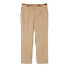 Cotton drill trousers with Horsebit