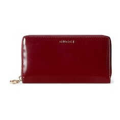 Portefeuille zippé avec bambou
