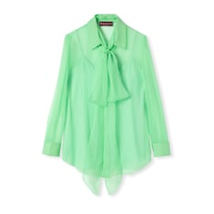 Silk chiffon shirt