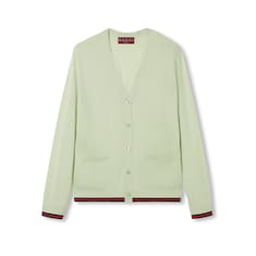 Extra fine cashmere silk cardigan