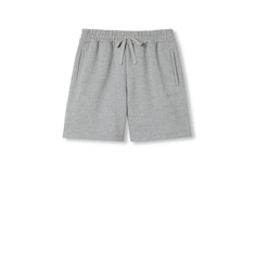 Shorts aus Baumwolljersey mit Prägung