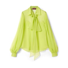 Silk chiffon shirt