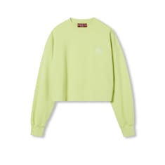 Sudadera de punto de algodón bordada