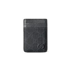 Grey trim magnetic card case