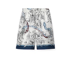 Short de seda estampado