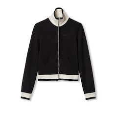 Cotton fleece zip jacket