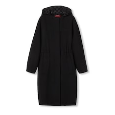 Embroidered wool and silk coat