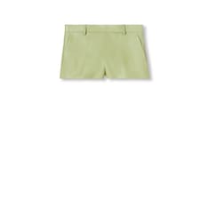Short en cuir embossé