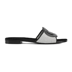 Women's Interlocking G slide sandal