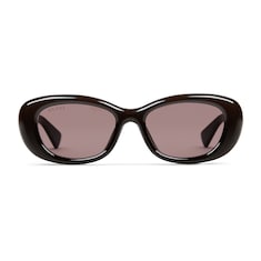 แว่นตากันแดด Low nose bridge oval sunglasses