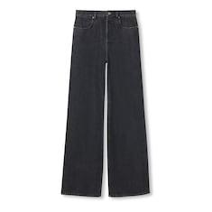 Wide leg denim pant