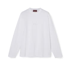 Long-sleeve cotton jersey T-shirt