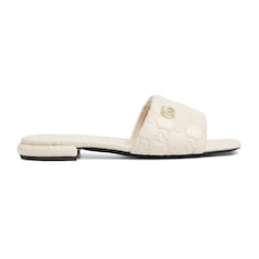 Women's slide sandal with Double G