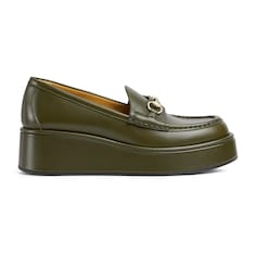 Horsebit Damenloafer mit Keilabsatz