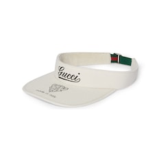 Printed cotton canvas visor