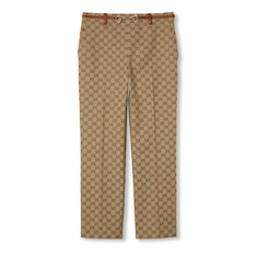 GG canvas trousers with Horsebit