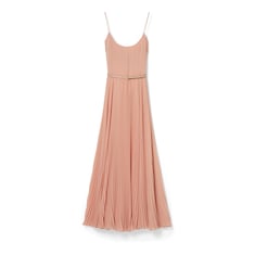 Robe longue en georgette