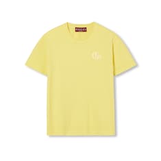 Camiseta de punto de algodón con bordado
