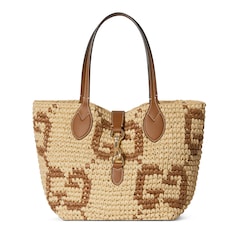 Woven small tote bag