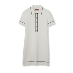 Fine wool polo dress