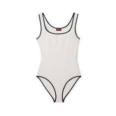 Traje de baño de rizo con GG