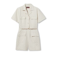 จั๊มสูท GG cotton gabardine jumpsuit