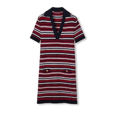 Fine wool polo dress