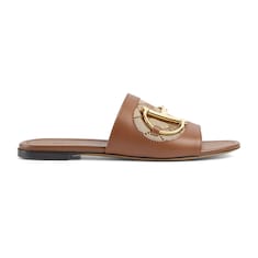 Women's slide sandal with Horsebit
