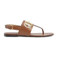 Women's thong sandal with Horsebit