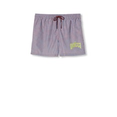 Badeshorts aus technischem Popeline mit Print
